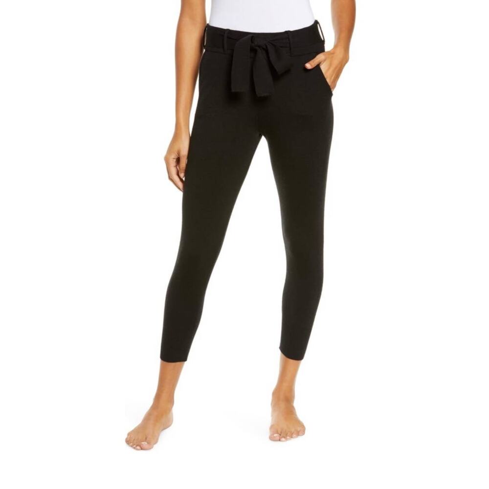 FELINA Black Knit Voyage Jogger Size Large